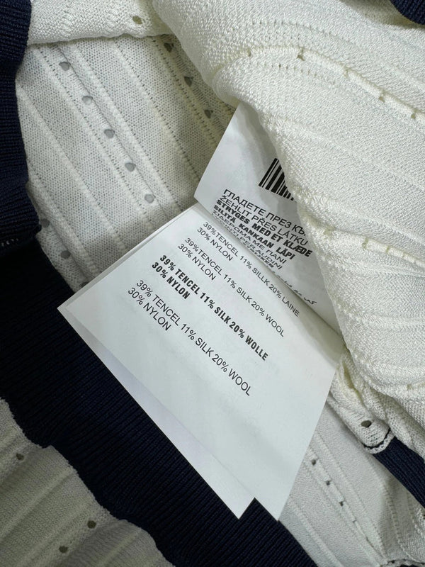 MIUMIU TOP A MANICHE CORTE CON COLLO ALLA PETER PAN 274825