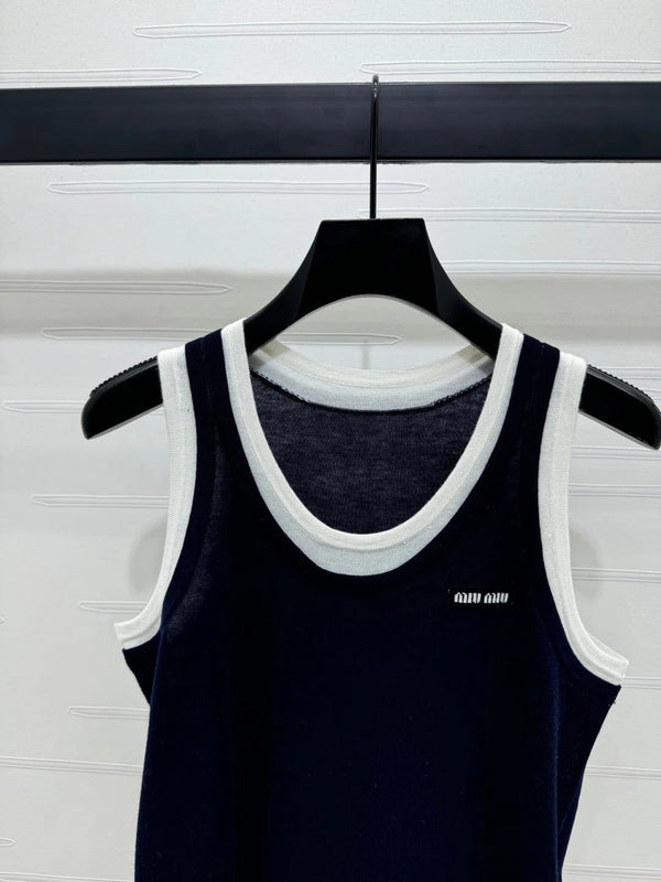 MIUMIU SLEEVELESS TOP 269403