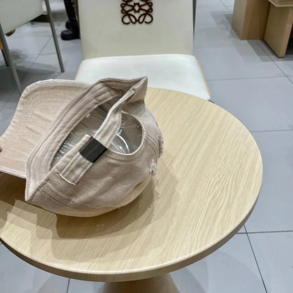 BASEBALL HAT WITH LOGO WARM GRAY IN JEAN 674123