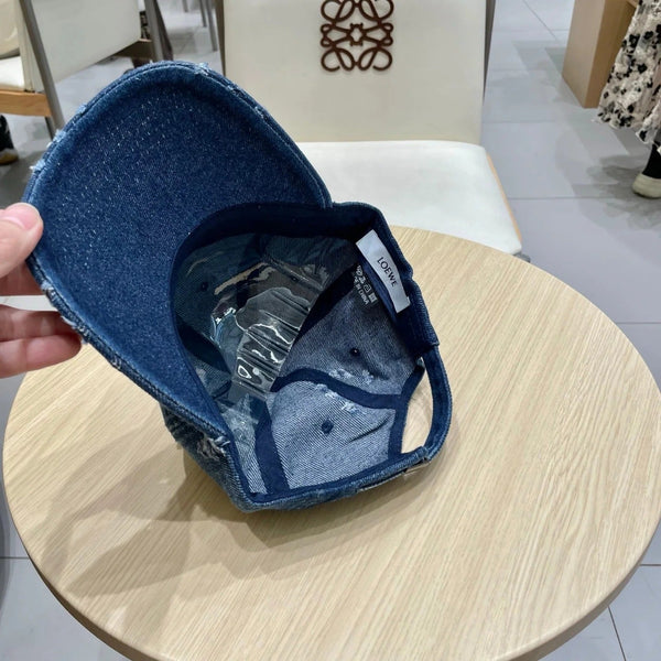 BASEBALL HAT WITH LOGO IN JEAN 674124