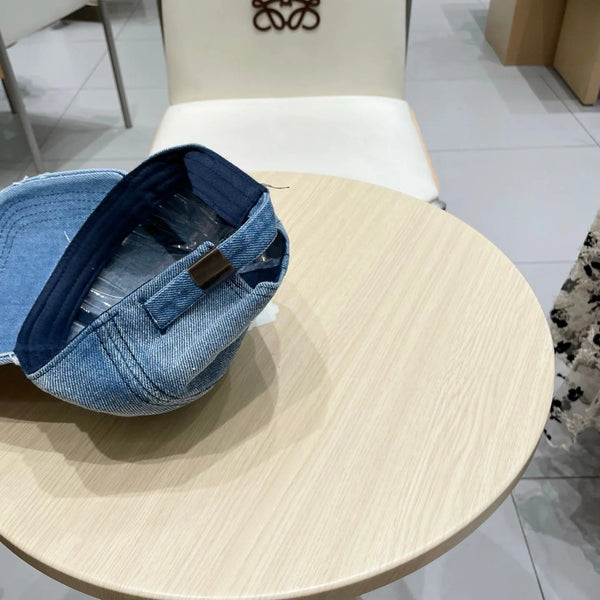 BASEBALL HAT WITH LOGO IN JEAN 674125