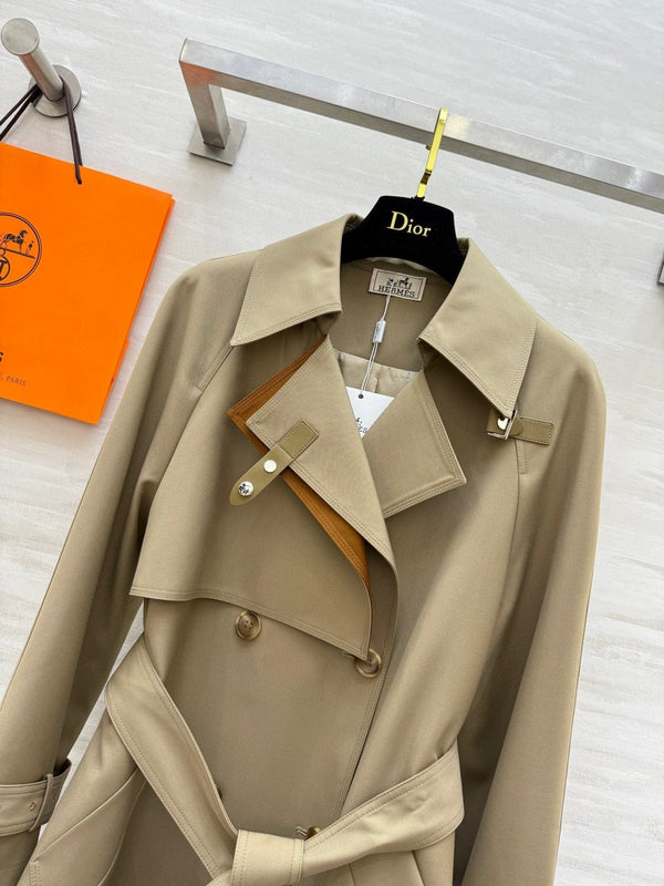 HERMES 25S LONG WINDBREAKER 527284