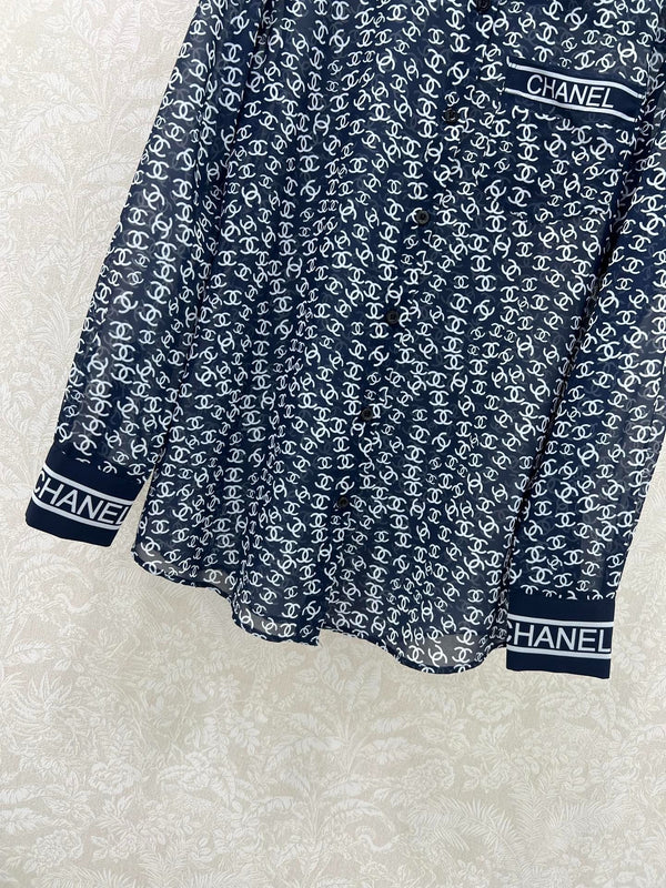 CHANEL LOGO PRINTED SHIRT 275191