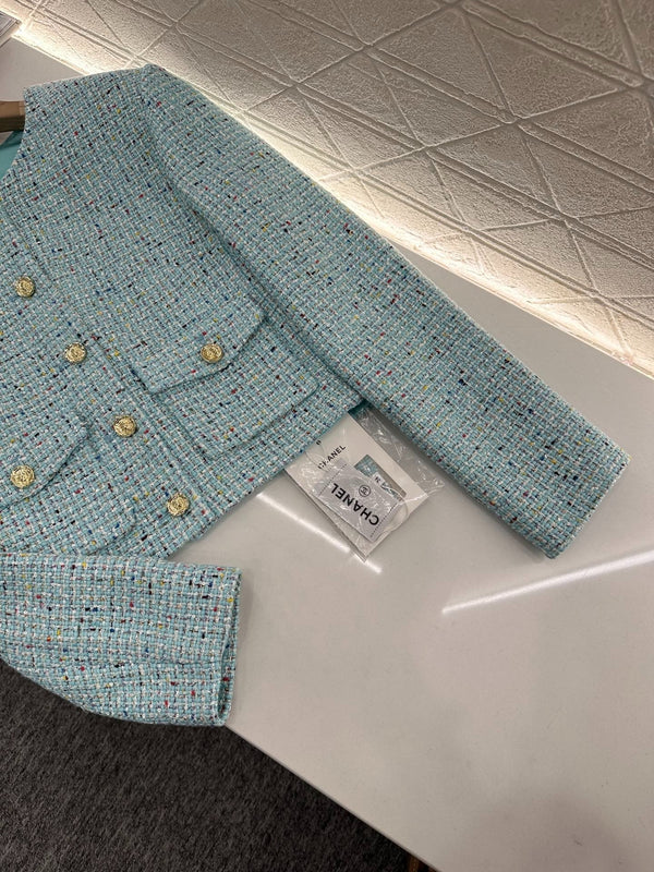 CHANEL MULTICOLOR KNITTED CARDIGAN 276610