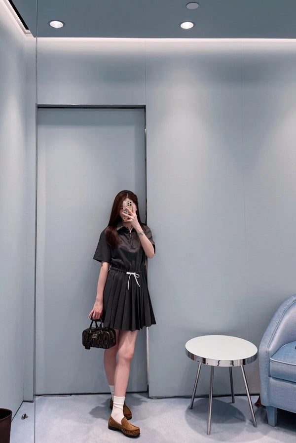 MIUMIU PLEATED DRESS STYLE 19