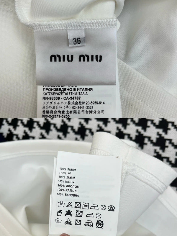 POLO SHIFT DRESS PLAID DESIGN PIQUÉ COTTON 266701