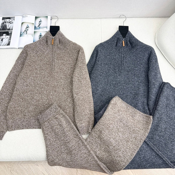 HERMES 25S STRAIGHT-CUT WOOL SUIT 010