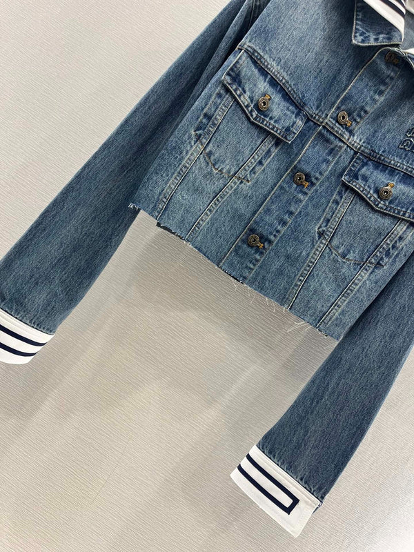 COMPLETO GIACCA E GONNA IN DENIM MIUMIU 274644