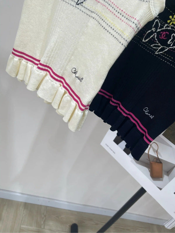 CHANEL SLEEVELESS KNIT TOP 273202