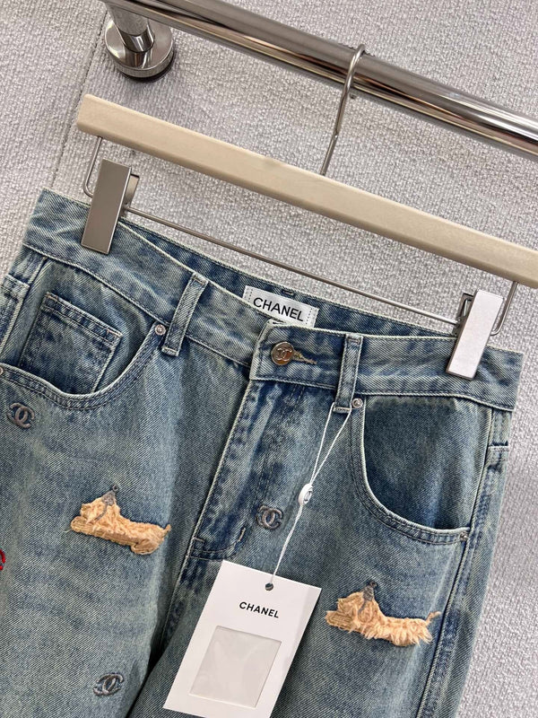 CHANEL 25S DENIM JEANS STYLE 124