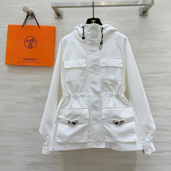 HERMES 25S HOODED JACKET 073