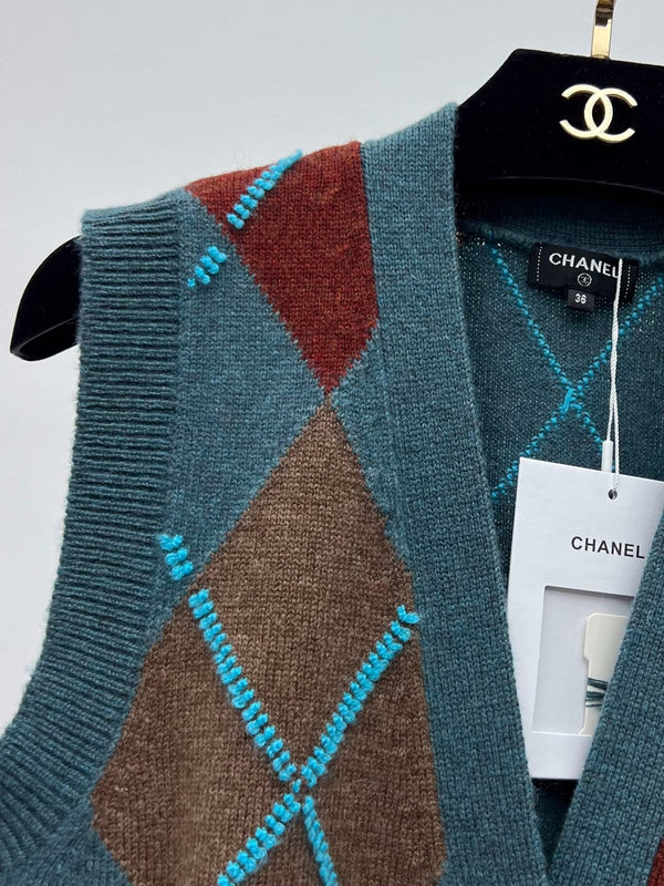 CHANEL 25S SET KNIT VEST STYLE 255