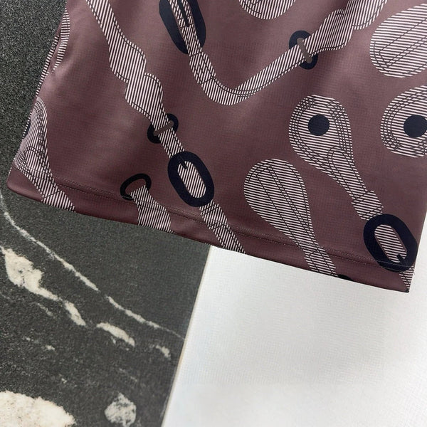 HERMES 25S SWEATSHIRT AND SKIRT SET 528320