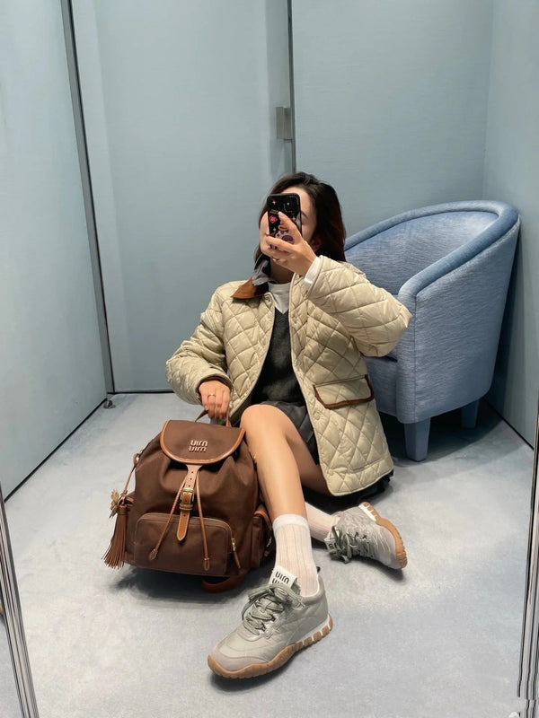 MIUMIU COTTON DOWN JACKET STYLE 45