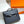 KELLY DEPECHES 38 BRIEFCASE IN BLACK TOGO CALFSKIN SILVER HARDWARE