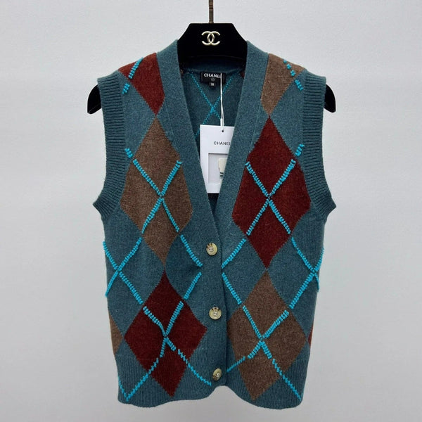 CHANEL 25S SET KNIT VEST STYLE 255