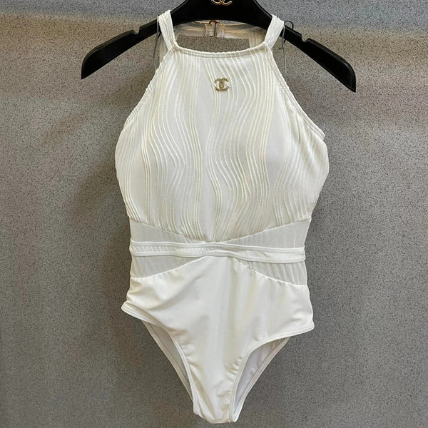 CC BIKINI SWIMSUIT SET IN WHITE 573555