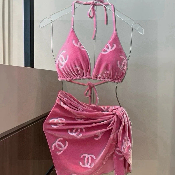 CC BIKINI SWIMSUIT SET IN PINK 624523
