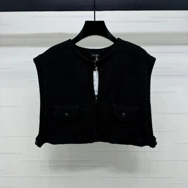 CHANEL CROPPED KNIT SWEATER 269386
