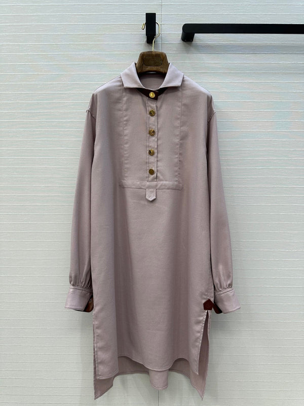 LP LINEN SHIRT DRESS 268356