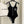 CC BIKINI SWIMSUIT SET IN BLACK AND WHITE TRIM 604255