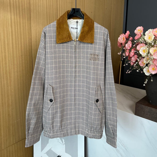 MIUMIU LAPEL COLLAR COAT STYLE 68