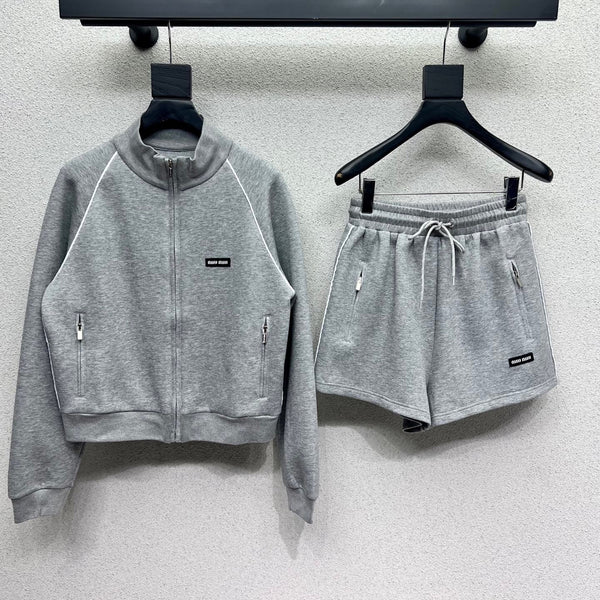 MIUMIU JACKET AND SHORTS SET STYLE 15