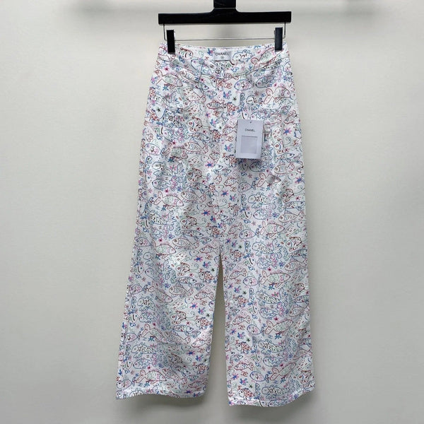 CC PRINTED JEANS 268027