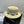MM SMALL BRIM CURVED STRAW HAT IN BEIGE