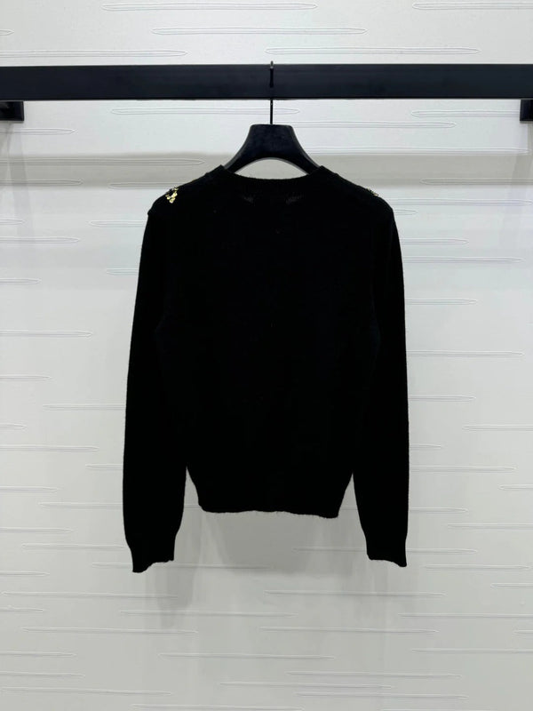 CHANEL SEQUIN CAMELLIA PULLOVER 274882