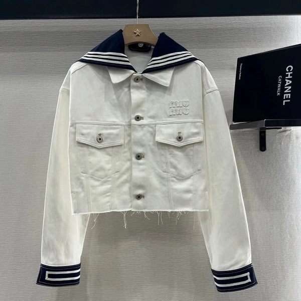 COMPLETO GIACCA E GONNA IN DENIM MIUMIU 274647