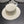 MM SMALL-BRIM STRAW HAT IN CREAM WHITE AND PEARL EMBELLISHED