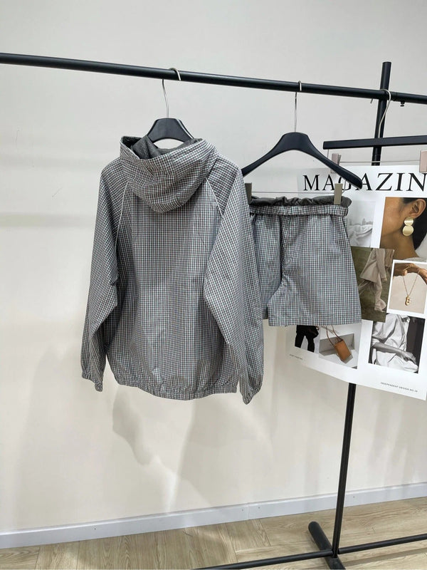 MIUMIU ACTIVEWEAR SET MOTIVO A SCACCHI 267917