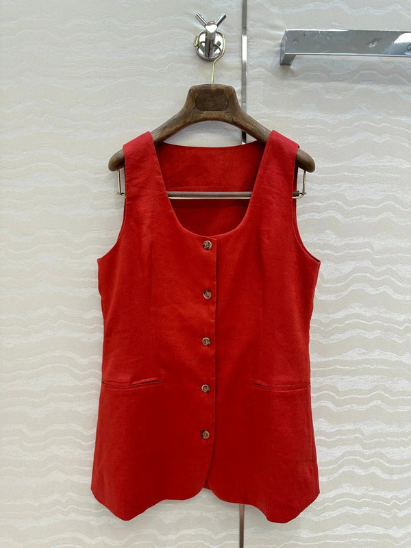 BLAZER IN LINO SENZA MANICHE LP 272246