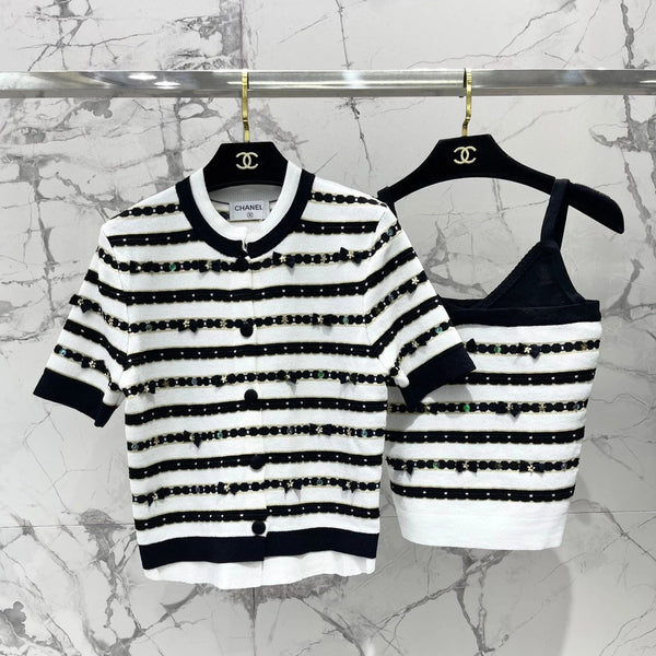 CHANEL 25S SHORT-SLEEVE CARDIGAN STYLE 106