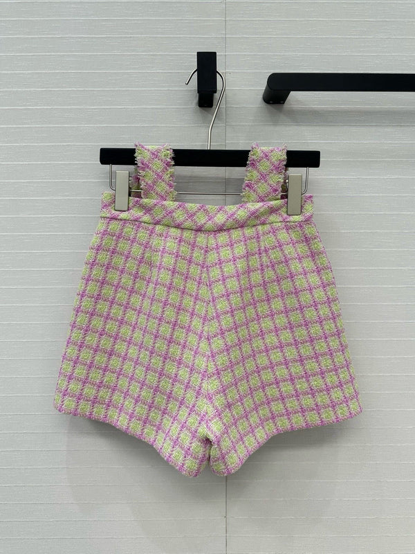 CC HIGH-WAISTED TWEED SHORTS 268288