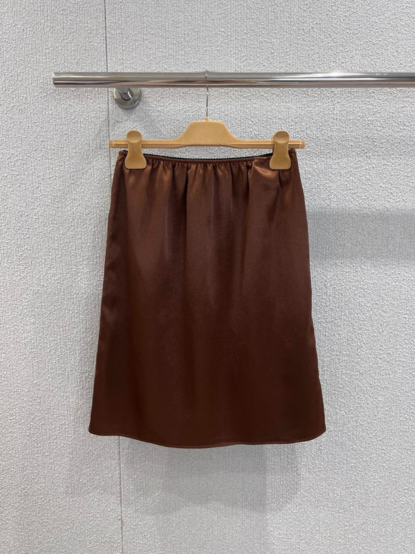 MIUMIU SATIN SKIRT 268884