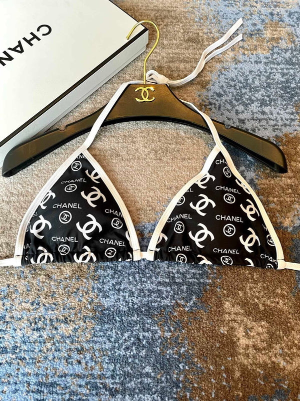 BIKINI SWIMSUIT IN BLACK AND WHITE AND PRINTED 627825