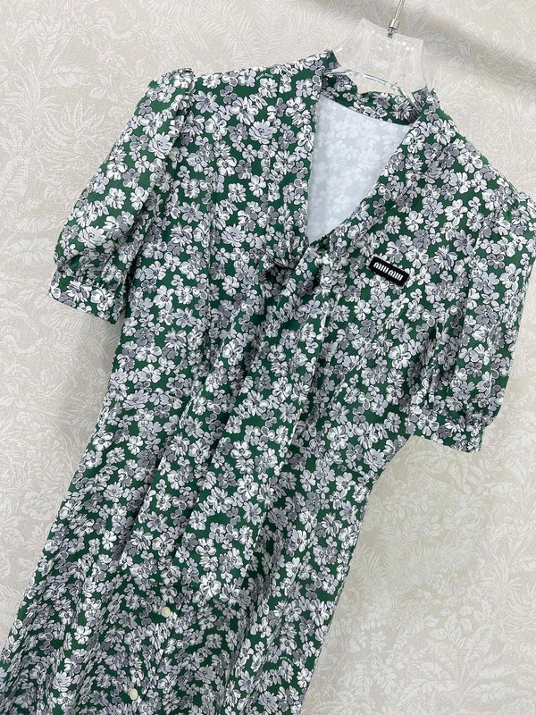 MIUMIU 25S LONG SLEEVE DRESS 265417