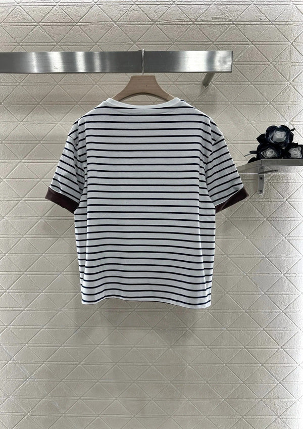 MIUMIU REVERSIBLE OVERSIZED CREW NECK TEE 276642