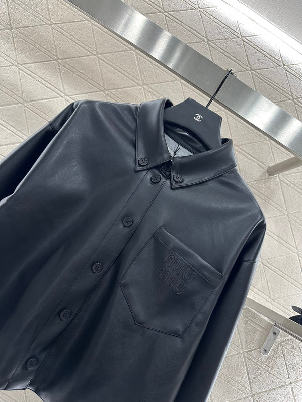 MIUMIU LEATHER JACKET STYLE 117