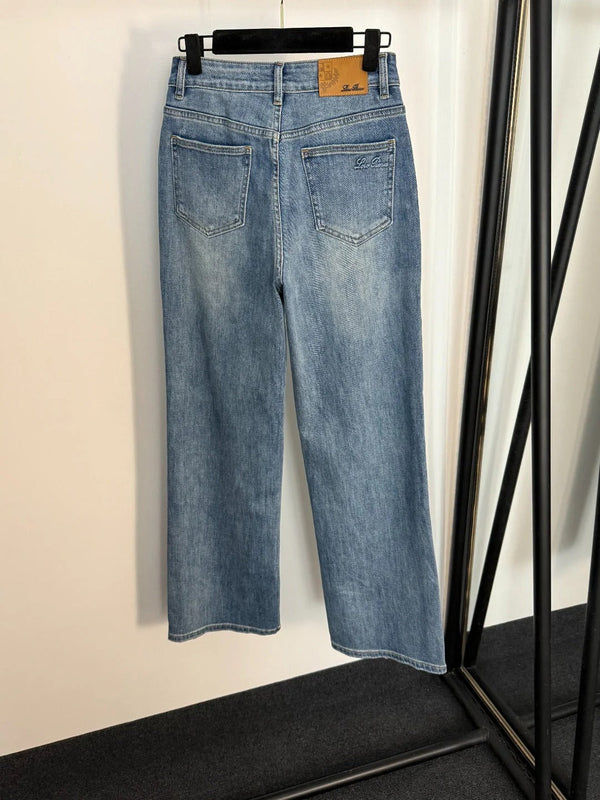 LP HIGH-WAISTED DENIM PANTS STYLE 14