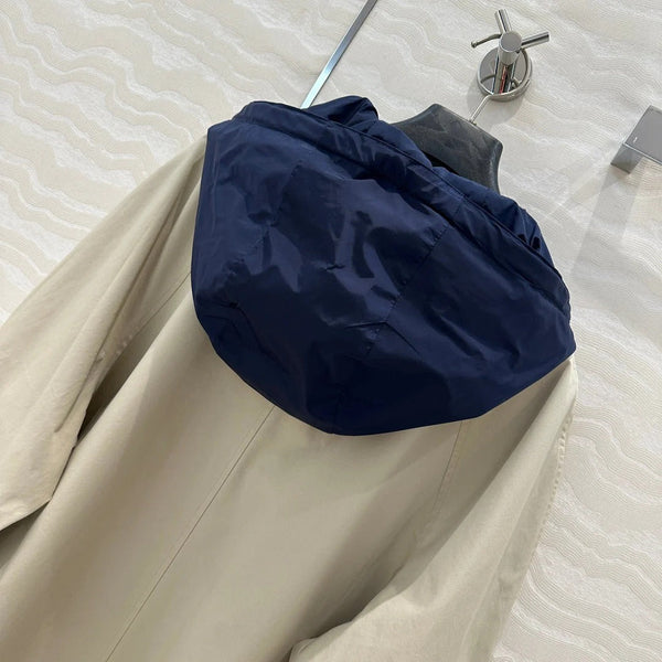 MIUMIU LONG HOODED JACKET 276223