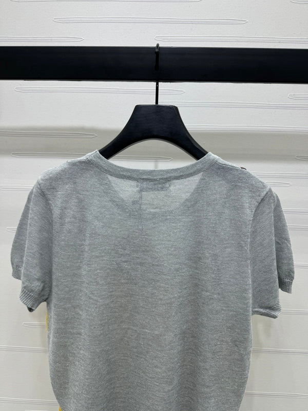 MIU 25S 2 PIECE KNITTED TOP WITH STRAPS 264132