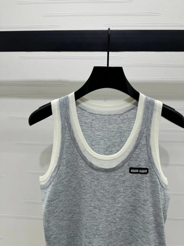 MIUMIU SLEEVELESS TOP 269404