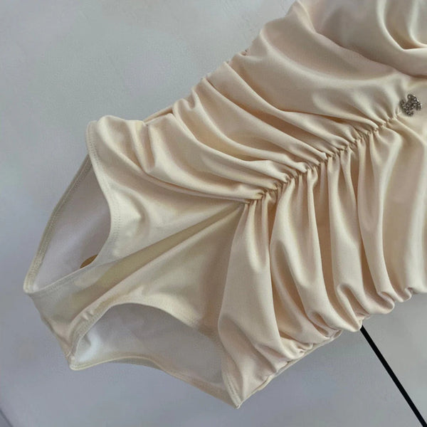 CC BIKINI SWIMSUIT SET IN IVORY 599124