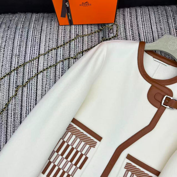 HERMES 25S KNITTED JACKET 052