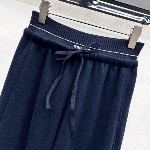 MIUMIU WIDE LEG PANTS STYLE 436
