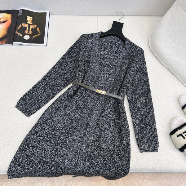 HERMES 25S LONG KNITTED CARDIGAN 082