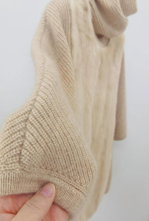 LP SHORT-SLEEVE TURTLENECK SWEATER STYLE 91